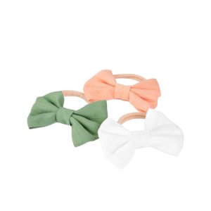 Kit faixa de cabelo bebê 3 peças laço multicor | Carter's