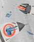 Conjunto longo infantil 2 peças nave espacial multicor | - Imagem 2