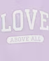 Pijama longo infantil 2 peças tie dye love lilás | - Imagem 2