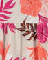 Vestido infantil evasê folhagem multicor | - Imagem 3