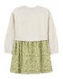 Vestido infantil floral manga longa multicor | - Imagem 2