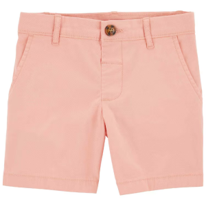 Bermuda sarja infantil com 3 bolsos laranja |