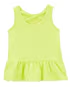 Regata infantil peace love sunshine com babado verde | - Imagem 2