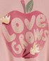 Blusa infantil manga longa maçã rosa | - Imagem 2
