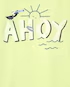 Camiseta infantil ahoy sol verde | - Imagem 2